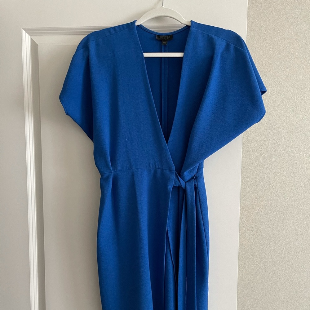 Topshop short wrap dress